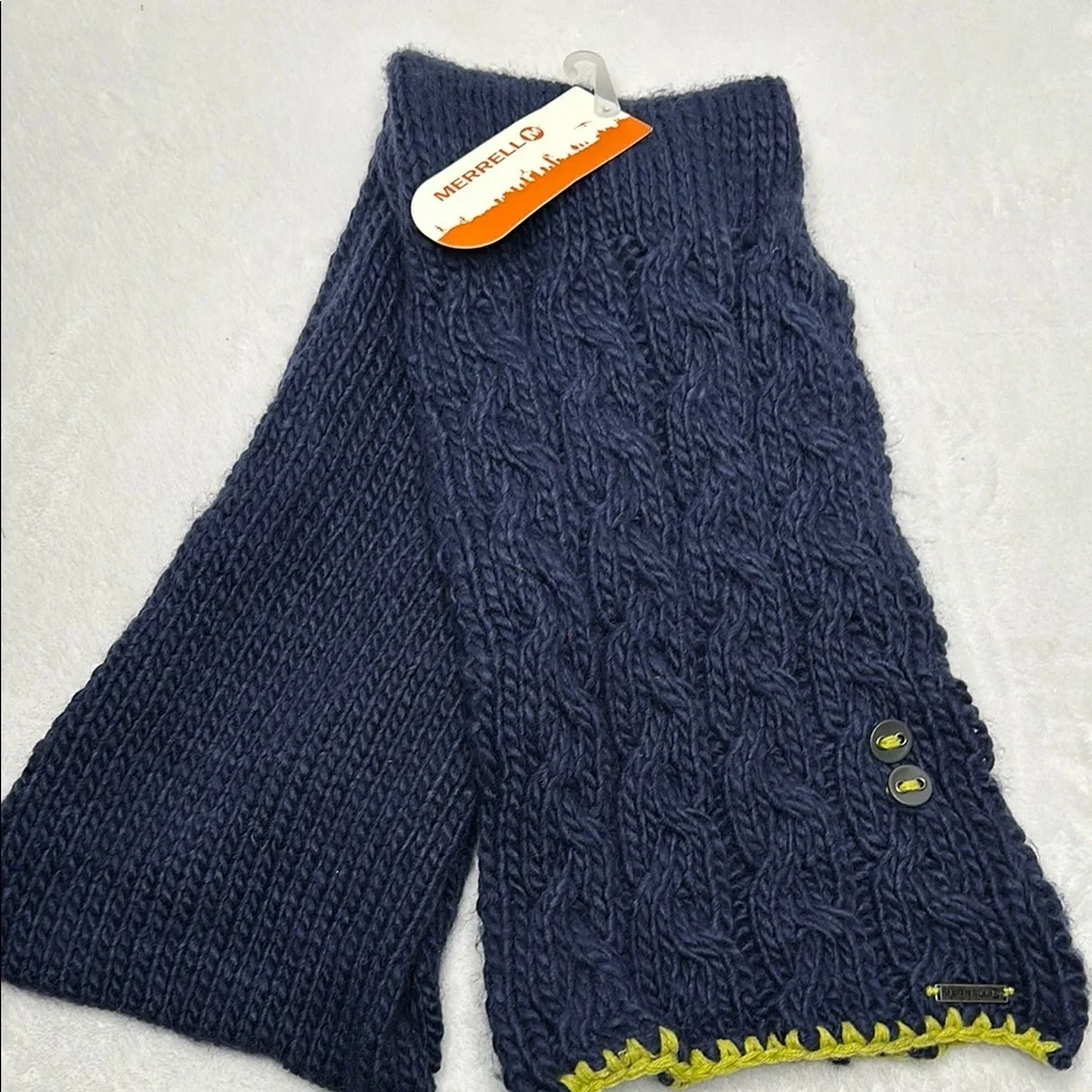Merrell Navy Knit Scarf